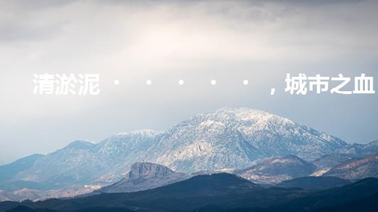 清淤泥，城市之血液！